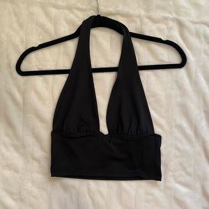 Black Halter Top